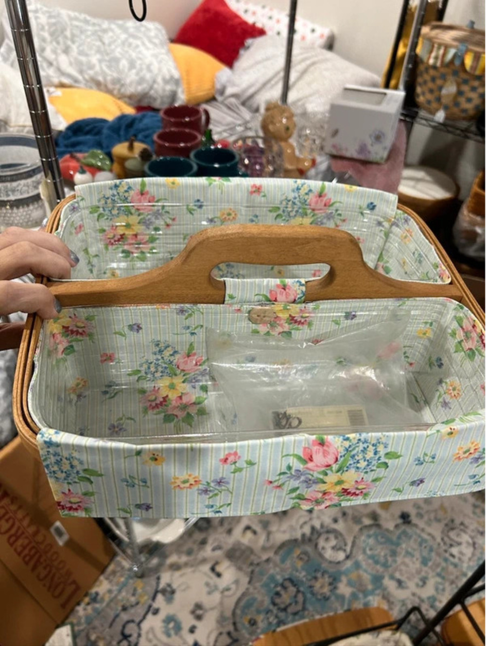 Longaberger Carry & Caddy basket set